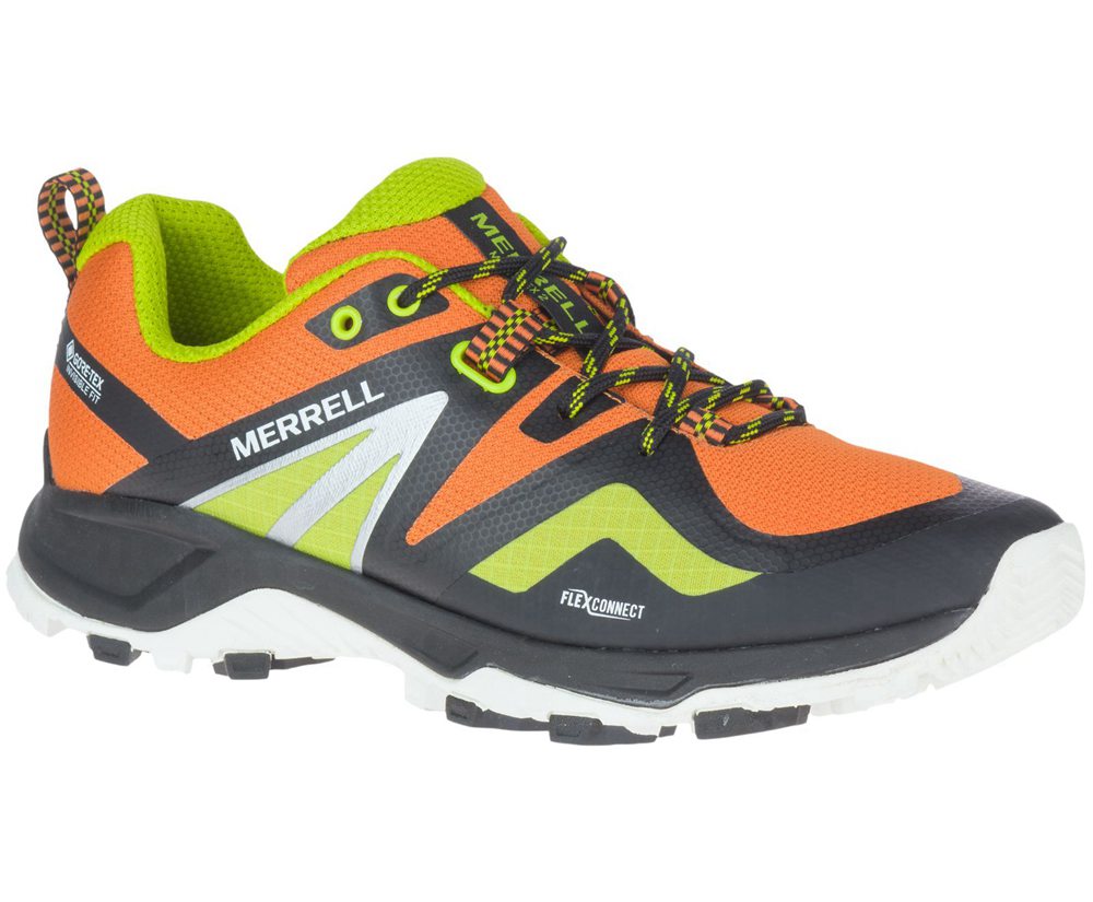 Merrell Hiking Shoes Black/Orange - MQM Flex 2 GORE-TEX® - Mens 47AILZXTV